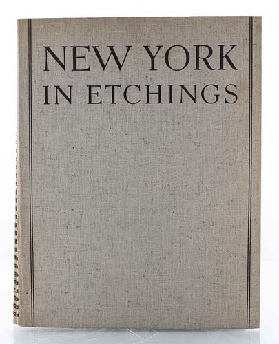 Anton Schutz "New York in Etchings" 1939