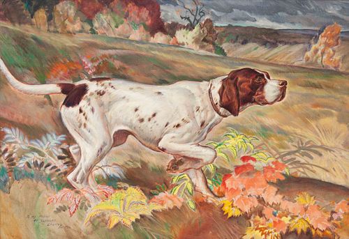 Charles DeFeo
(American, 1892-1978)
Hunting Dog