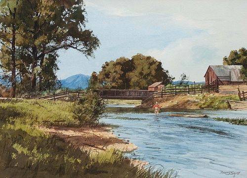 Brett James Smith 
(American, b. 1958)
Montana Spring Creek