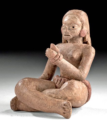 Guerrero Xalitla Pottery Seated Female Venus Figure