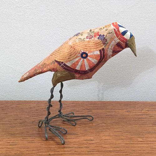 Chinese Embroidery Wrapping Paper Bird (wheel wings)