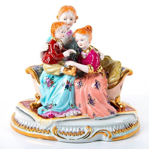 Sevres Style Figurine, Family Time
