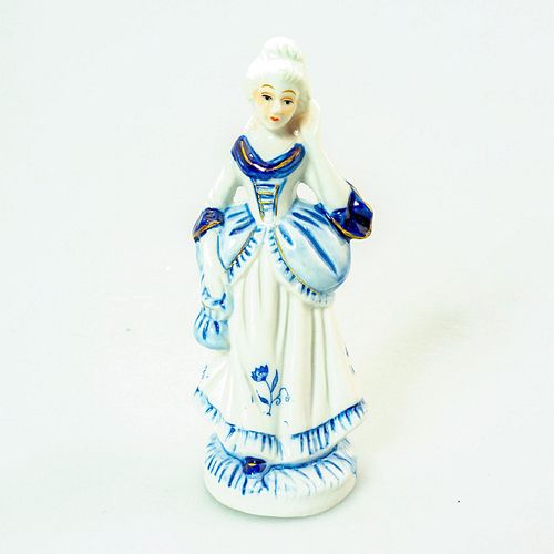 Vintage Porcelain Lady Figurine, Victorian Woman