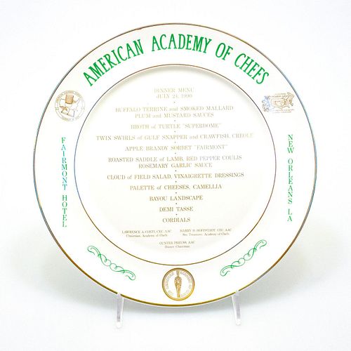 Royal Doulton American Academy of Chefs Dinner Plate