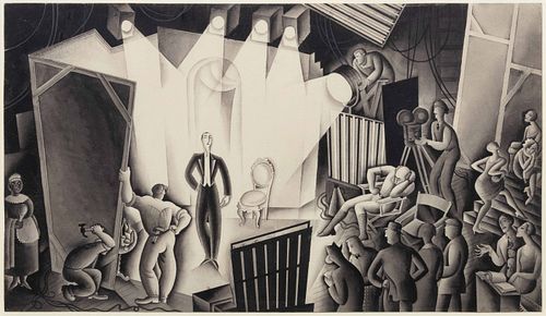Miguel Covarrubias
(Mexican, 1904-1957)
Motion Picture Art in the Making, c. 1926