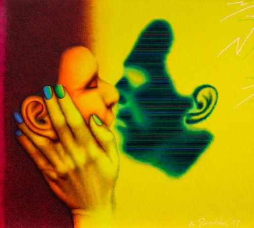 Ed Paschke
(American, 1939-2004)
Face to Face, 1997