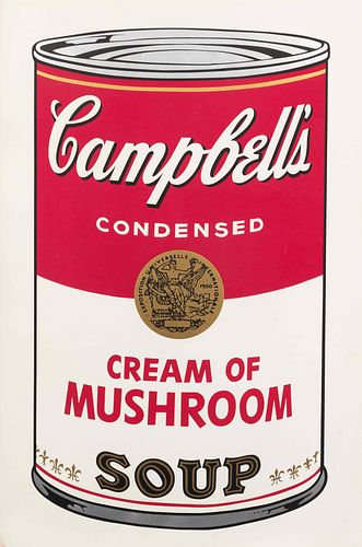 Andy Warhol
(American, 1928-1987)
Campbell's Soup I: Cream of Mushroom, 1968