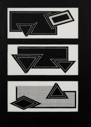 Frank Stella
(American, b. 1936)
Black Stack, 1970