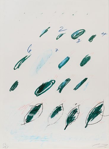 Cy Twombly
(American, 1928-2011)
Natural History Part II: Some Trees of Italy (complete portfolio of 8), 1976
