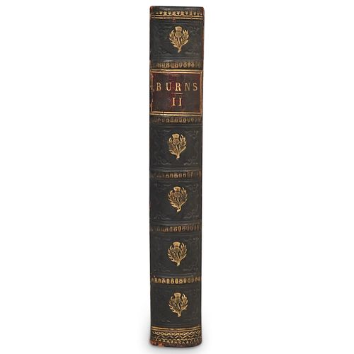 Antique 1866 "The Works of Robert Burns" Book