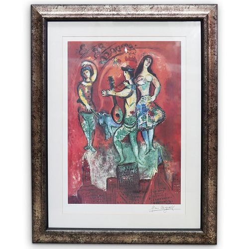 Marc Chagall "Carmen" Signed Lithograph