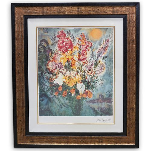 Marc Chagall "Original Bouquet" Signed Lithograph