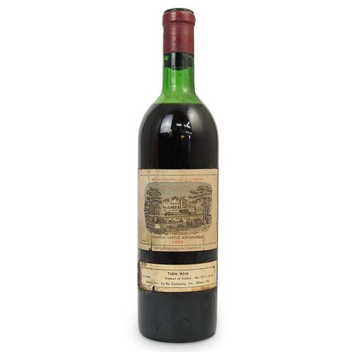 1970 Chateau Lafite Rothschild Wine Bottle