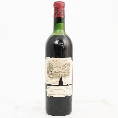 1960s Chateau Lafite Rothschild Wine Bottle