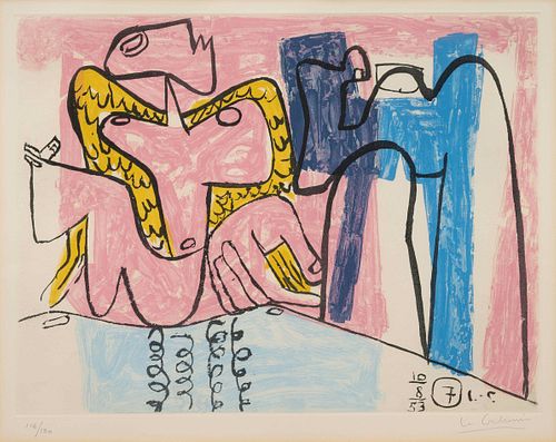 Le Corbusier
(French/Swiss, 1887-1965)
Unite (plate VII), 1953