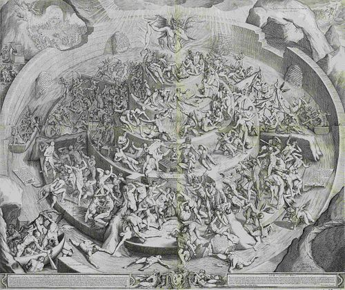 Jacques Callot
(French, 1592-1635)
Inferno According to Dante Alighieri in "The Divine Comedy"(After a drawing by Bernardino Poccetti, 1612)