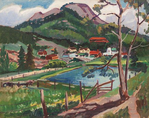 Frank Vavra
(American, 1892-1967)
Mountain Town