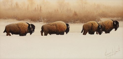 George Dee Smith
(American, b. 1944)
Buffalo River Bulls, 2000