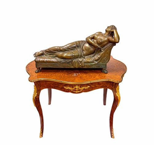 A Very Large 19th C. French Patinated Bronze Sculpture