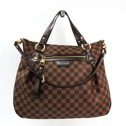 Louis Vuitton Damier Evora MM N41131 Women's Shoulder Bag Ebene BF338904