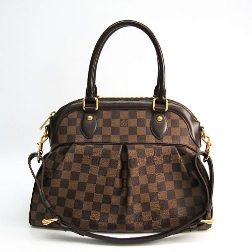 Louis Vuitton Damier Trevi PM N51997 Women's Shoulder Bag Ebene BF337575