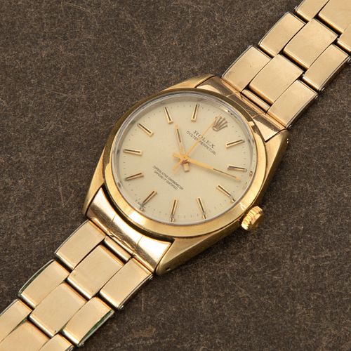 Rolex Ref. 1025/3 1024 Gold Shell Stainless Steel Wristwatch with Bracelet