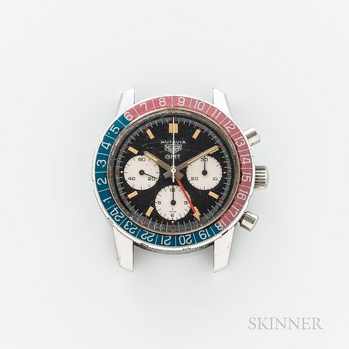 Single-owner Heuer Autavia GMT Mark I Reference 2446 Wristwatch