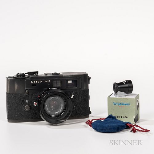 Black Leica M5 Camera