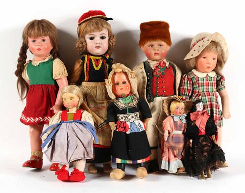 Armand Marseille Doll and Foreign Dolls