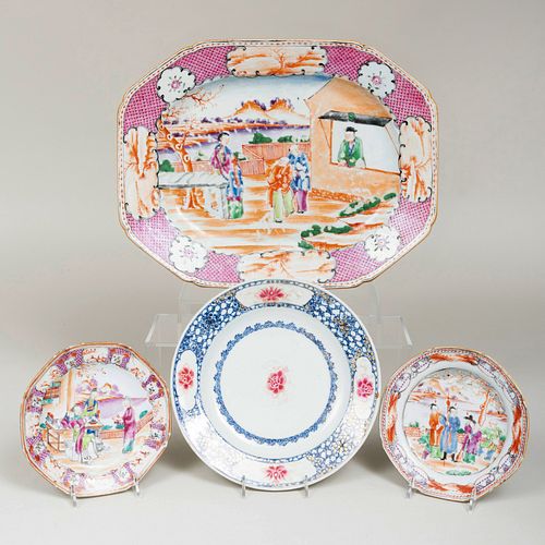Group of Chinese Export Porcelain Tablewares