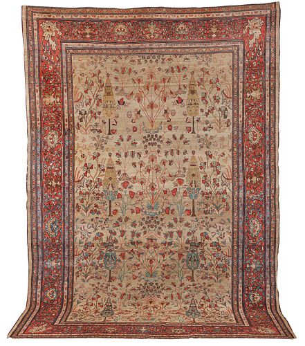 Sarouk Fereghan Carpet, Persia, ca. 1875