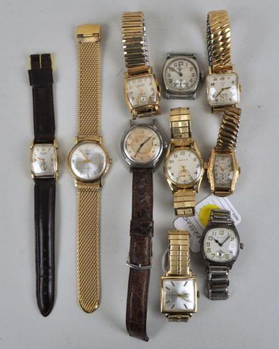 Group Vintage Men's Wristwatches
