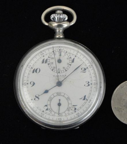 Gallet Chronograph Pocket Watch