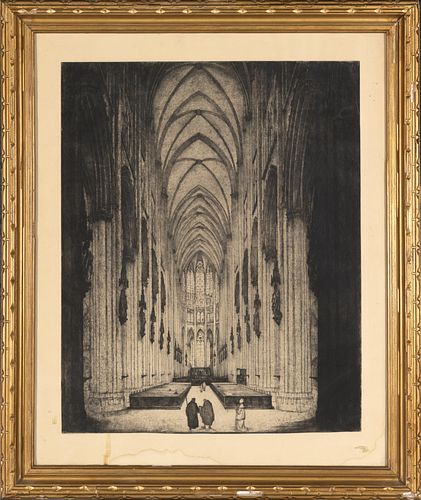 Unknown, Gothic Cathedral Interior
