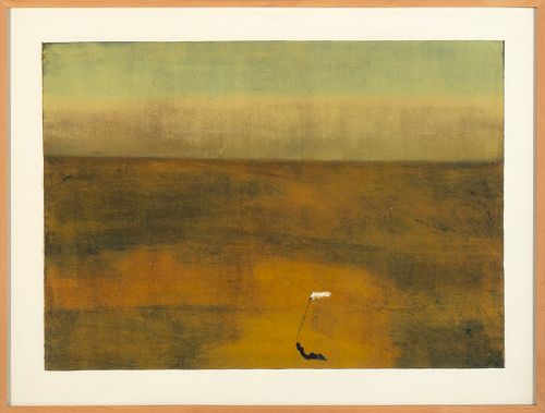 Steven Swanson, Landscape with White Flag #3, 1990