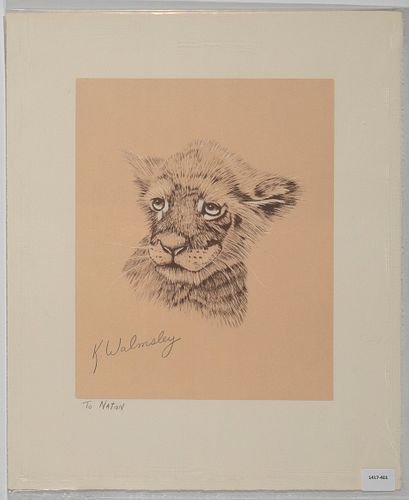 K. Walmsley, Untitled (Tiger Cub)
