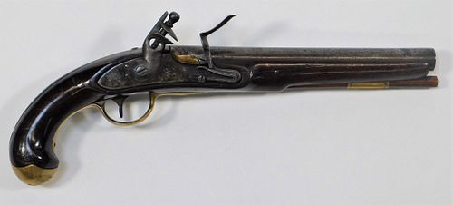 Model 1808 Navy 2nd Contract Flintlock Pistol