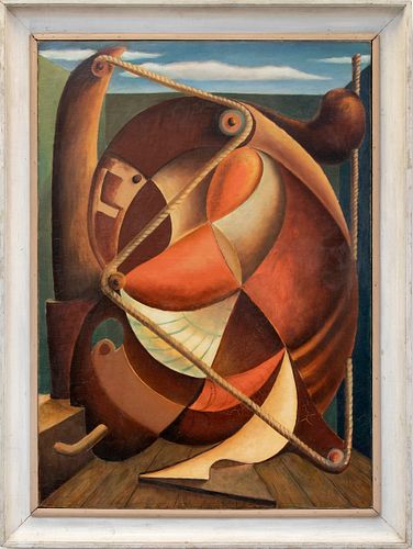 Frank Mechau, Abstraction Méchanique, 1929