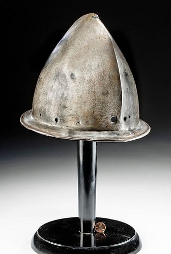 17th C. Spanish Colonial Iron Cabasset Helmet