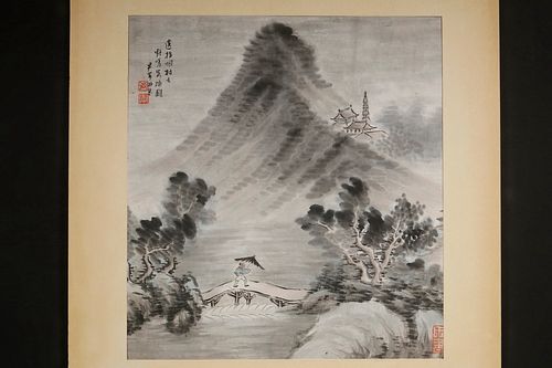 19TH C. CHINESE LANDSCAPE PAINTING