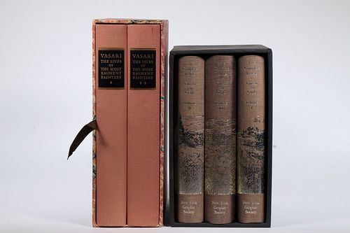 (2) LIMITED EDITION CLUB TITLES IN (5 VOLS), ALL NO. 733 OF THE EDITION, NEAR FINE COND.
