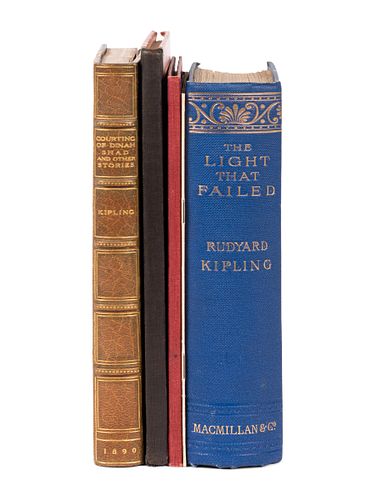 KIPLING, Rudyard (1865-1936). A group of 5 works, comprising: