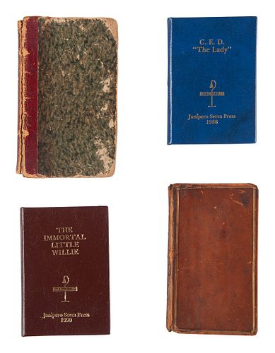[MINIATURE BOOKS]. A group of 4 works, comprising: