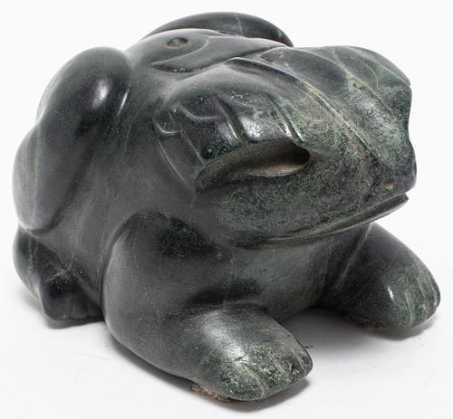 Mezcala Guerrero Pre-Columbian Carved Stone Frog