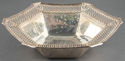 Reed & Barton Sterling Silver Reticulated Bowl