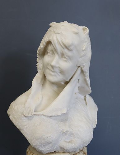 Giuseppe Croff (Italian 1810 - 1869) Alabaster