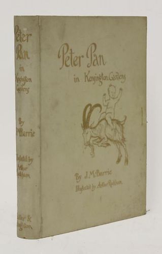 RACKHAM, Arthur (illustrator); BARRIE, J M:<BR>Peter Pan in Kensington Gardens,<BR>London; Hodder &