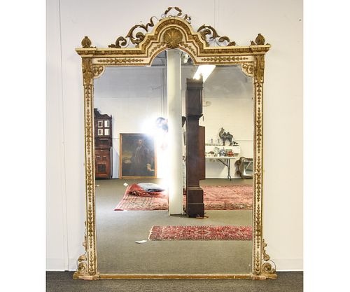 Large Irish Over Mantel Mirror