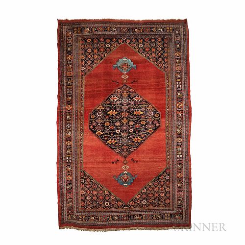 Bidjar Carpet, northwestern Iran, c. 1880, 15 ft. 2 in. x 8 ft. 6 in.