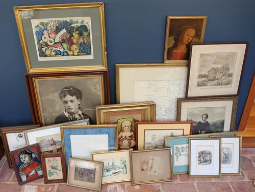 Currier and Ives and Assorted Printed Works